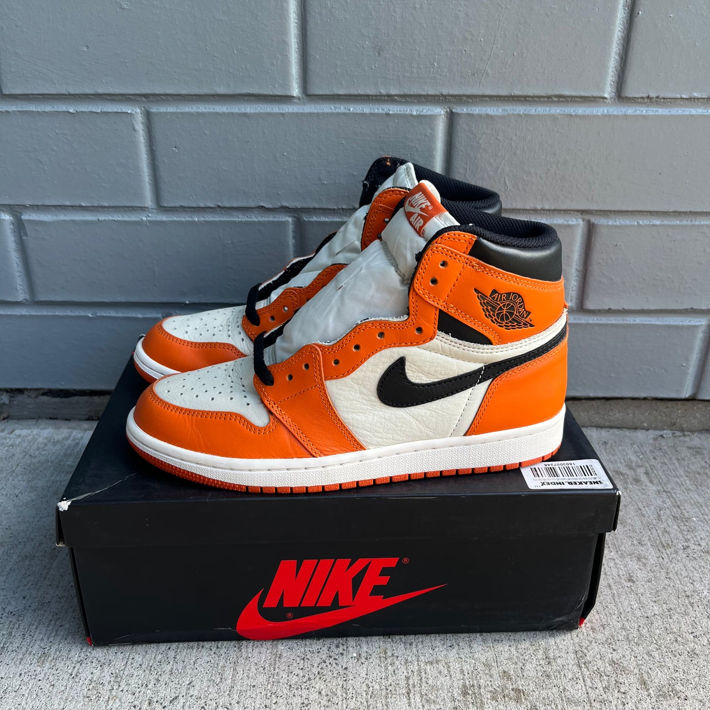 JORDAN 1 HIGH "REVERSE SHATTERED BACKBOARD" - PRELOVED PAIR (MENS US8)