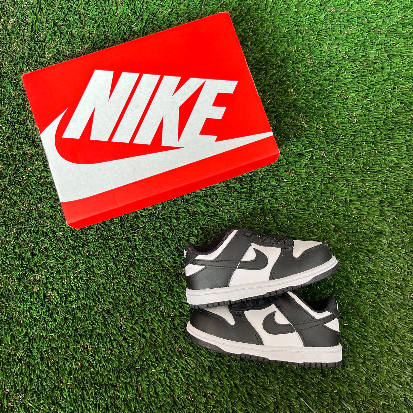 NIKE DUNK LOW "PANDA" - TODDLER/PRESCHOOL