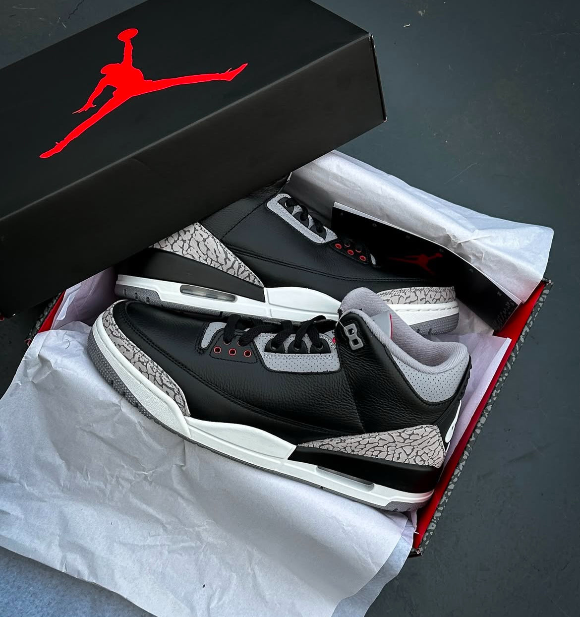 JORDAN 3 "BLACK CEMENT" (2024)