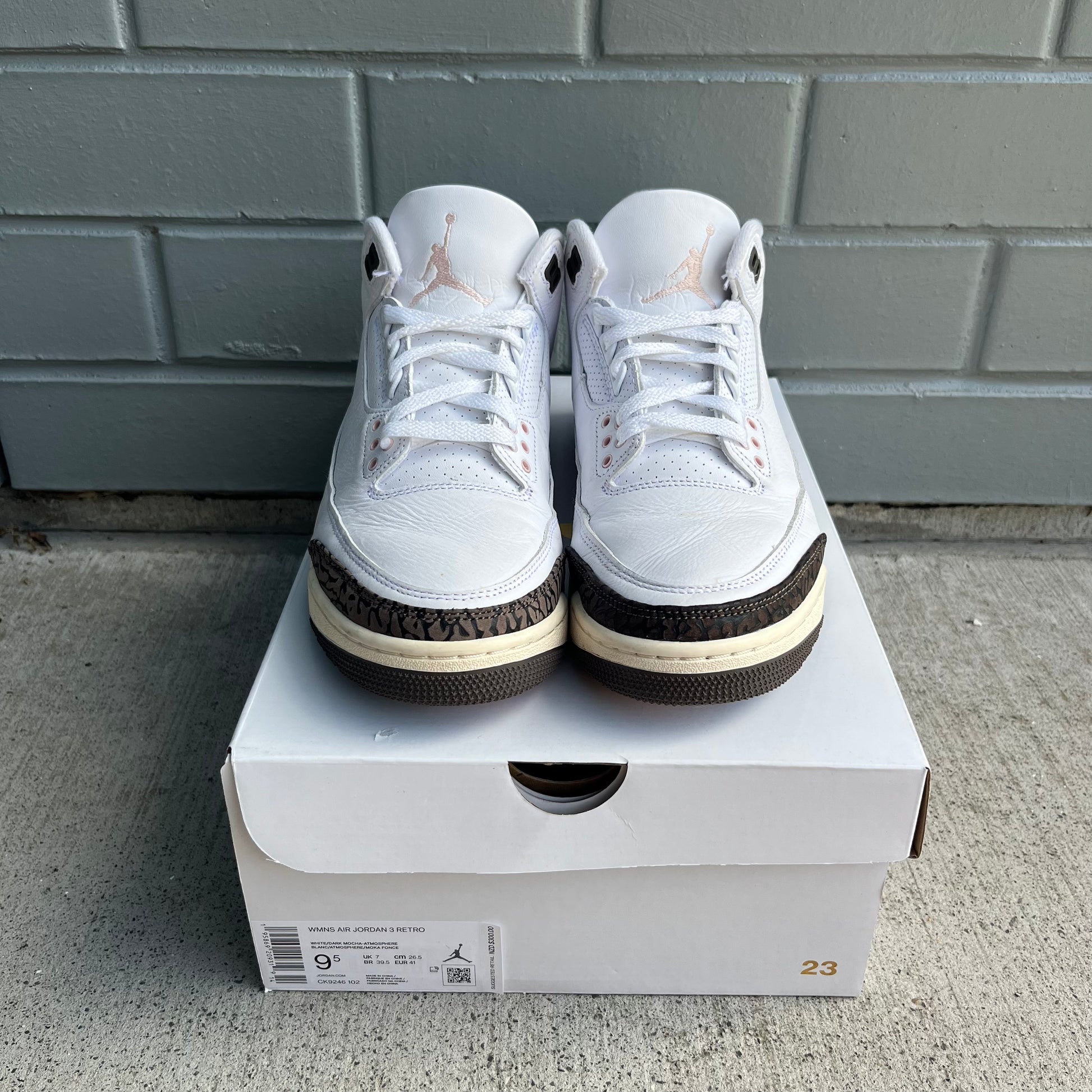 Jordan 3 sales mocha size 13