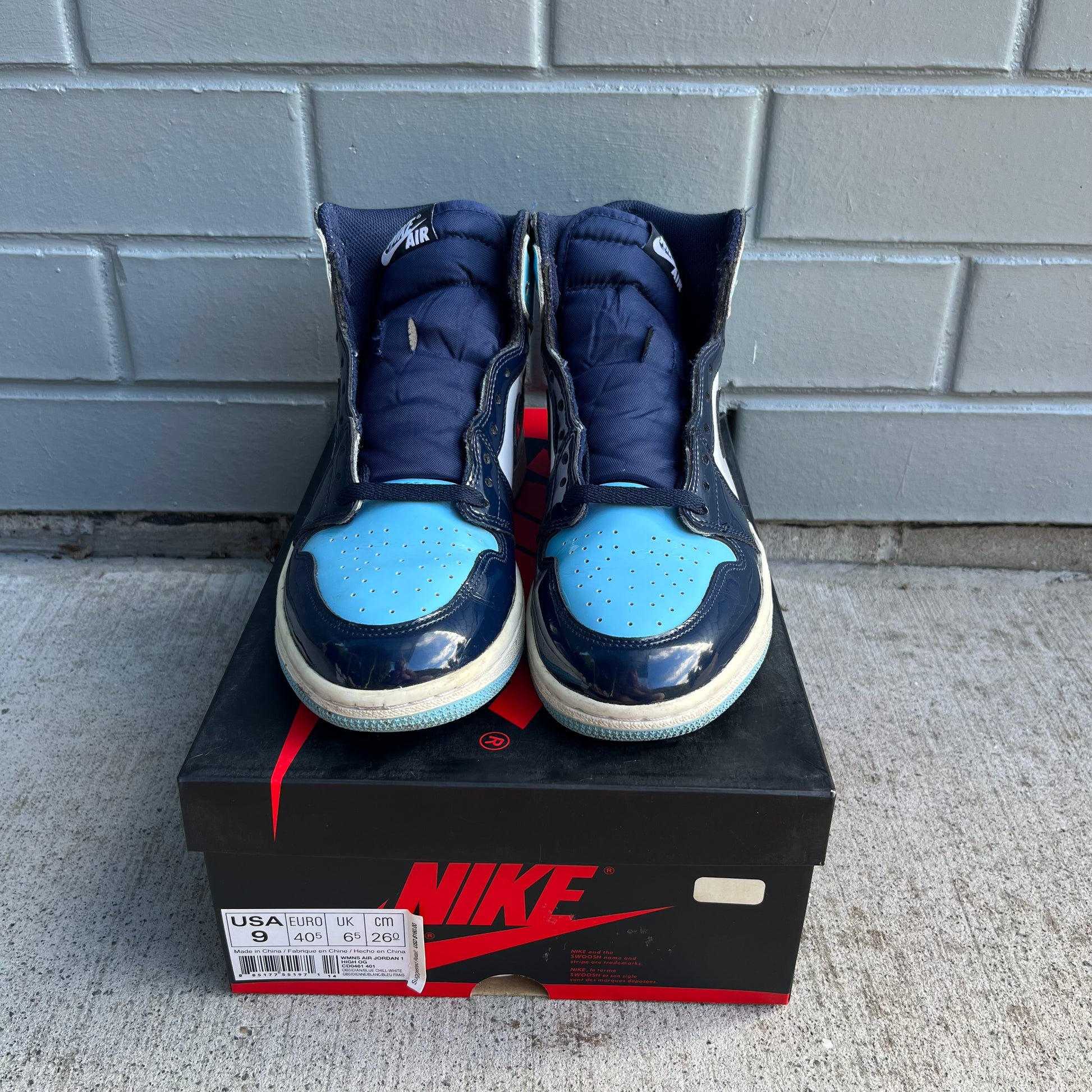 Jordan 1 wmns blue chill sales